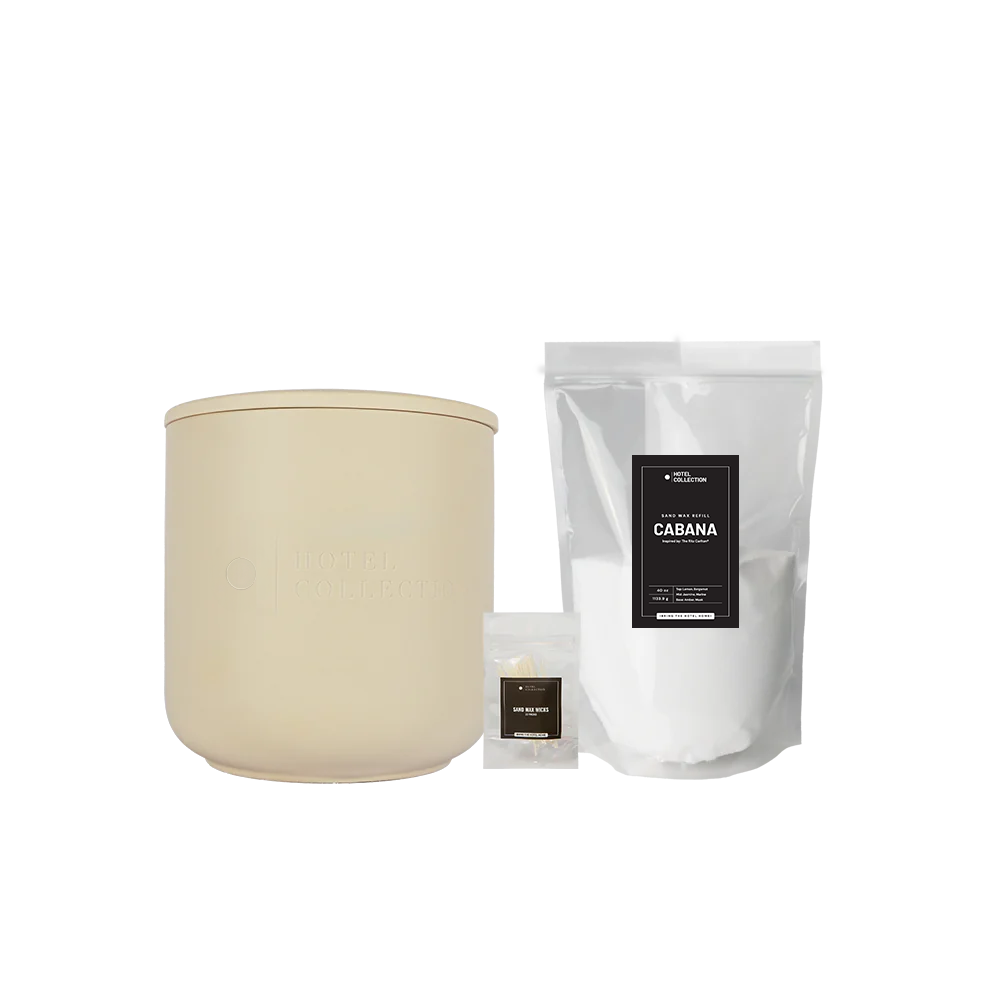 Grande Ceramic Sand Wax Set