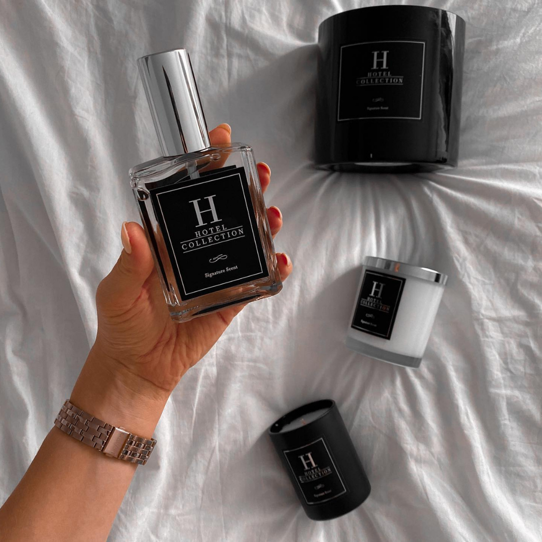 Hotel Collection room sprays are inspired by 5-star hotels around the world